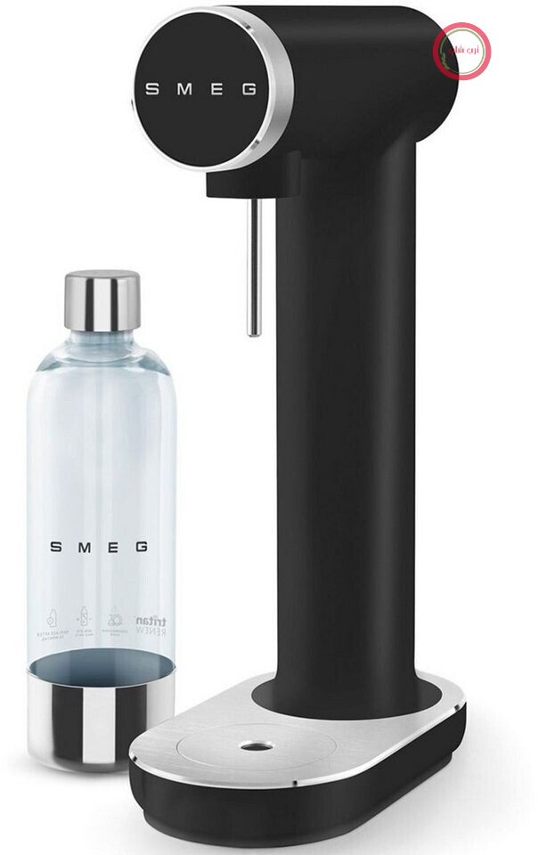سودا ساز آب گازدار اسمگ ایتالیا Smeg SKC01BLM با کنترل گاز و سینی چکه  مشکی